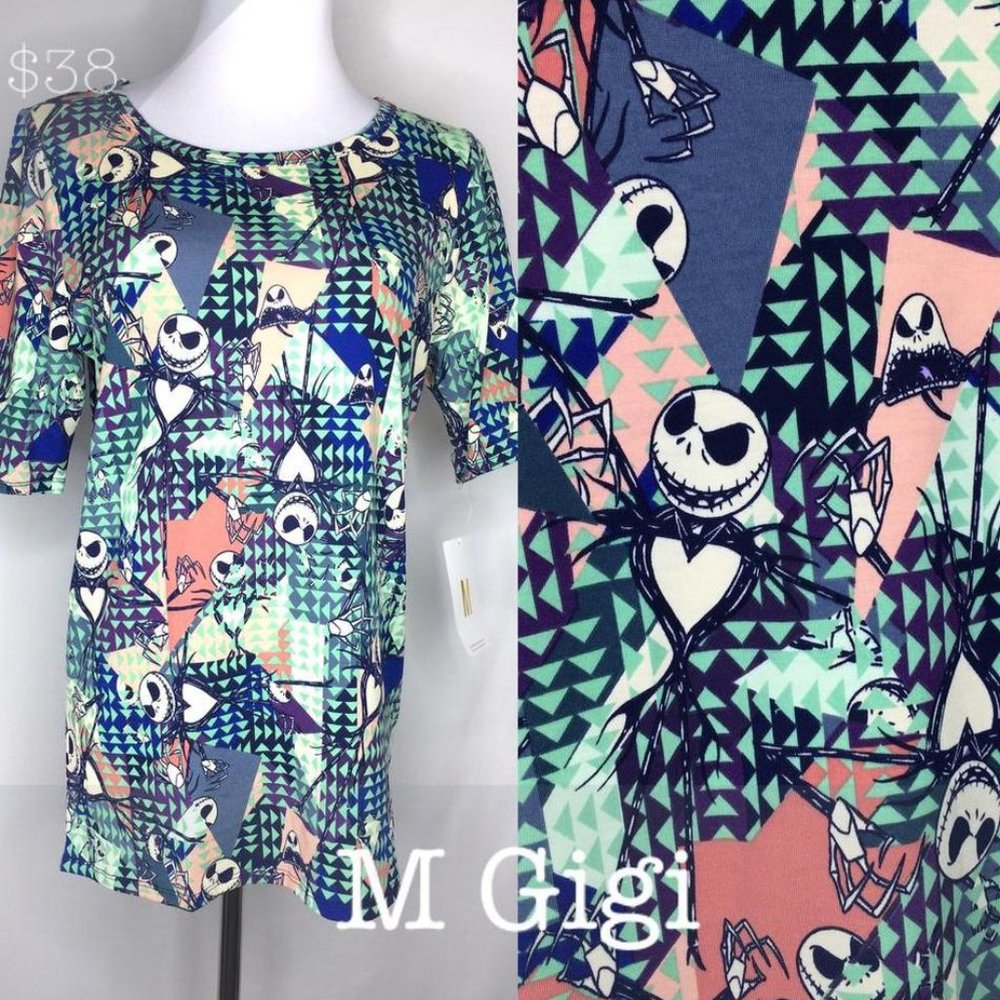 NWT Disney Jack Skellington NBC LuLaRoe Gigi